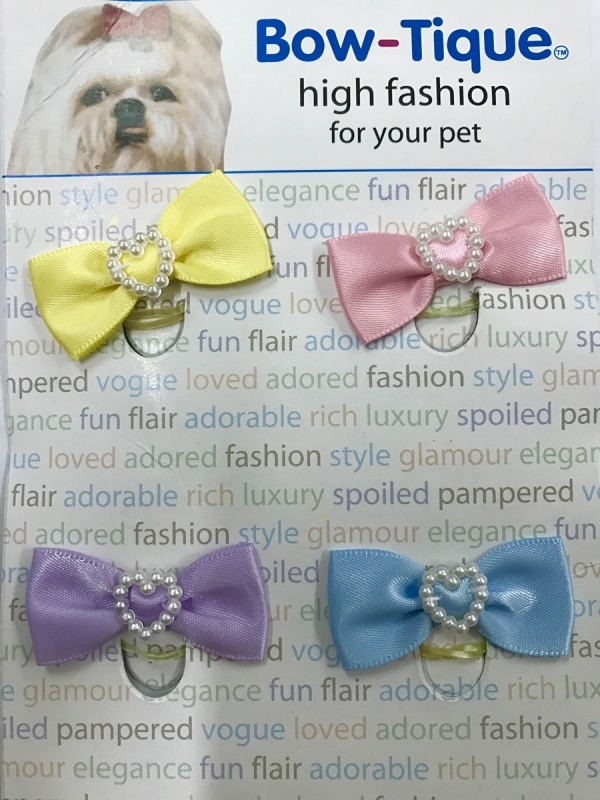 Бантик+резинка "Жемчужинка" (4 шт)