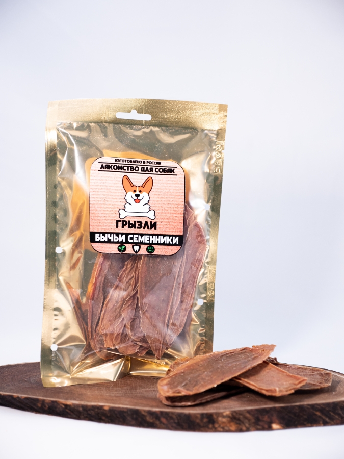 Грызли Говяжьи (бычьи) семенники 50 г