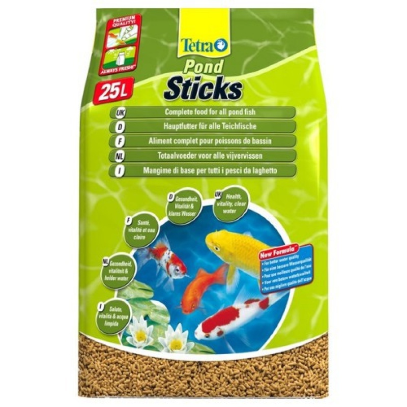 Tetra Pond Sticks 25 л корм д/прудовых рыб