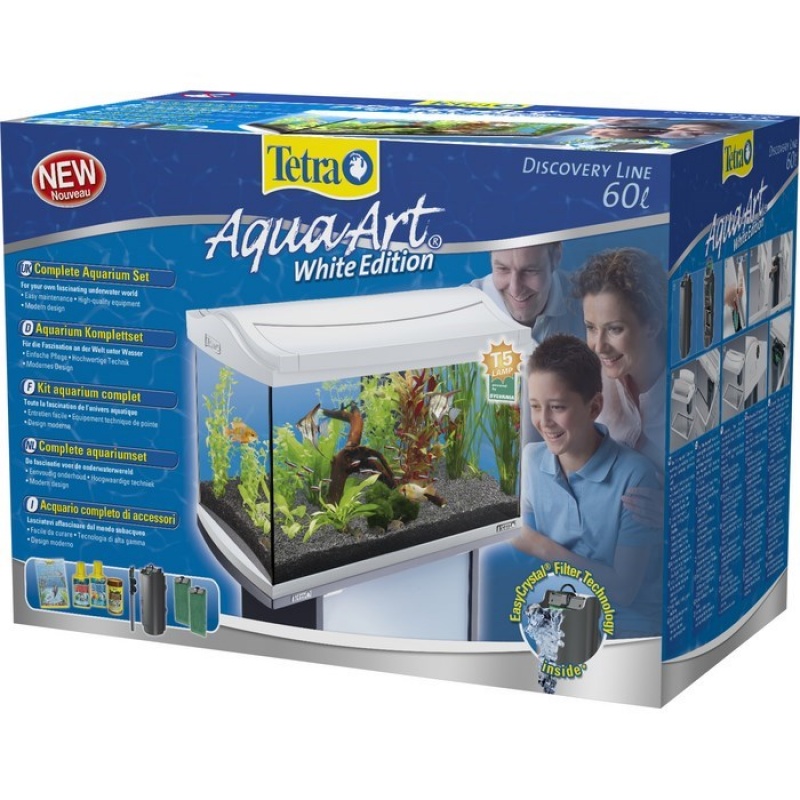 Аквариум Tetra AquaArt Discover Line белый 60л 60х31х42см