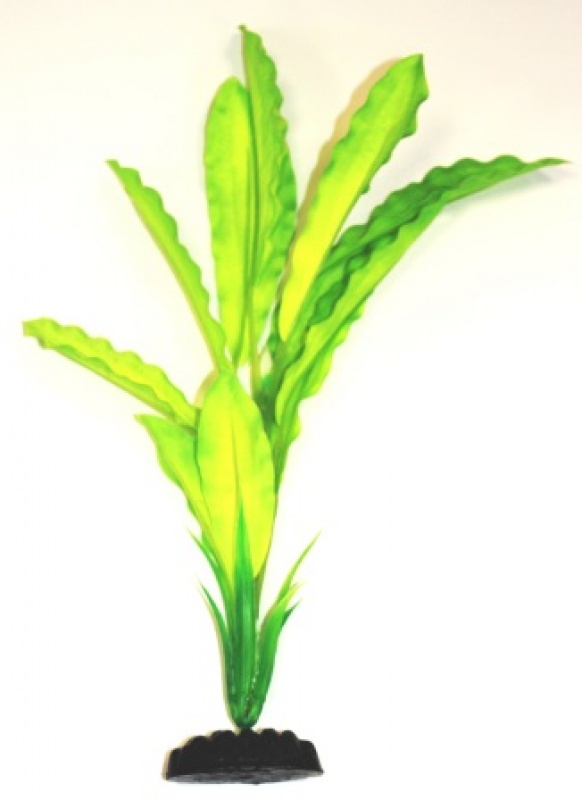 Растение шелковое Эхинодорус Амазонка зеленый 30см