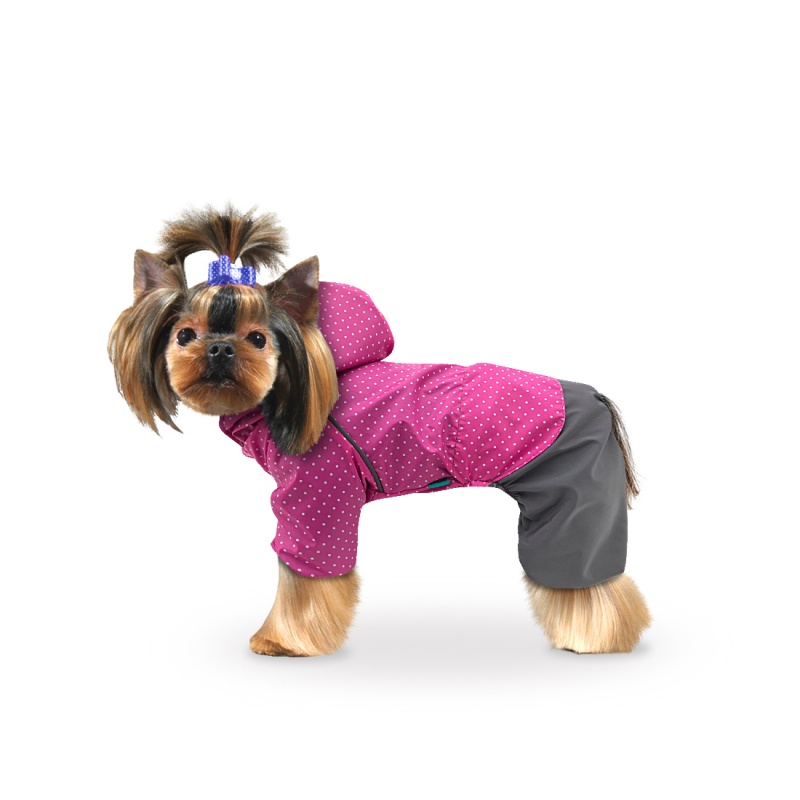 Дождевик"Горох" XL (Зоотренд)