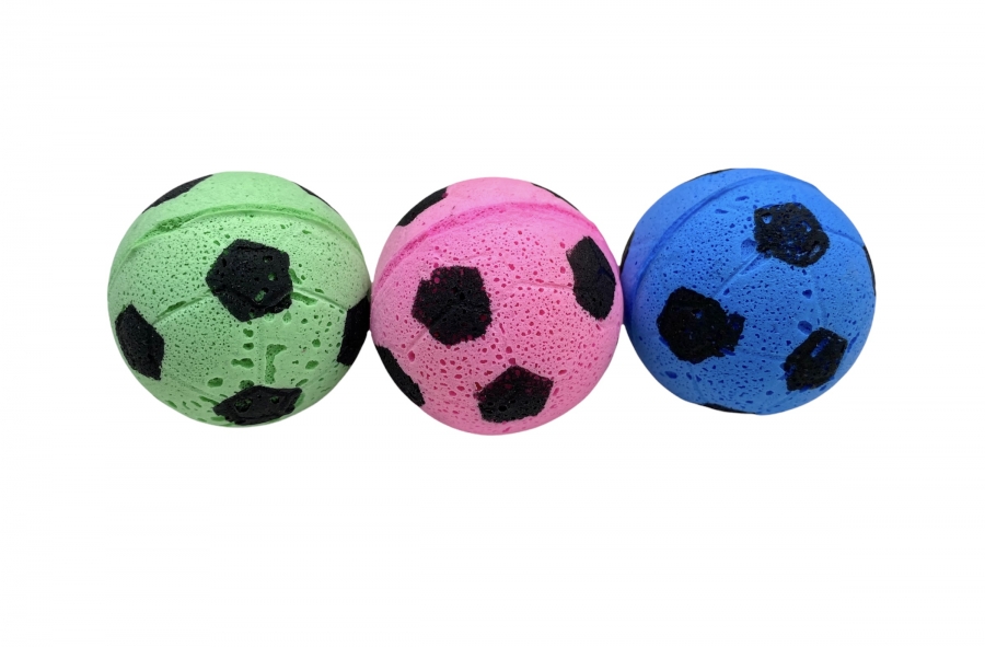 Мячик зефирный футбол 4 см Perseiline ИК -112