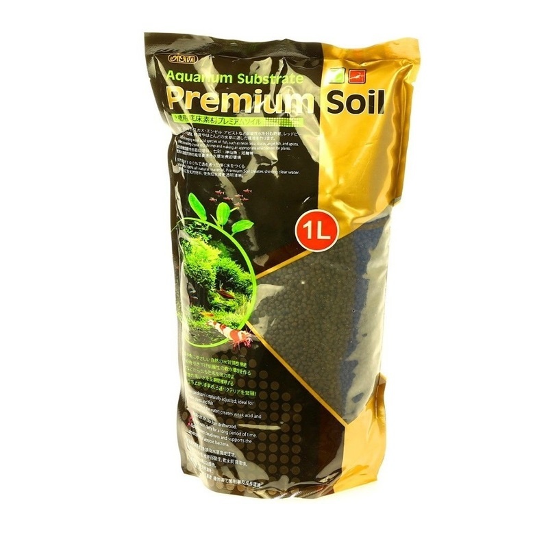 Субстрат 1 л гранулы 1,5-3,5 мм для акв.растений и креветок премиум класса