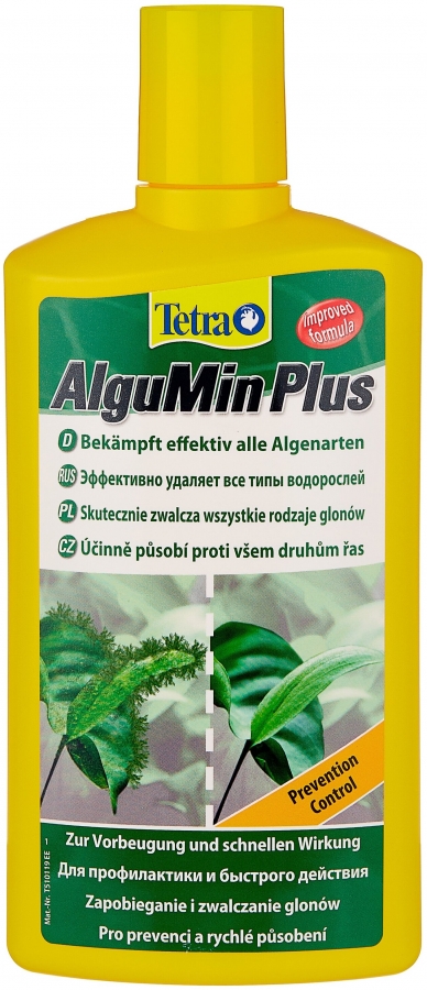 Tetra Aqua AlguMin 500 мл ср-во д/борьбы с водорослями