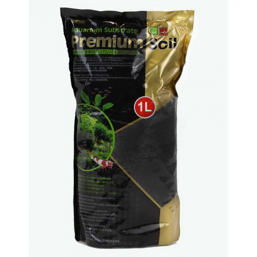 Субстрат 1 л гранулы 1,5-3,5 мм для акв.растений и креветок премиум класса