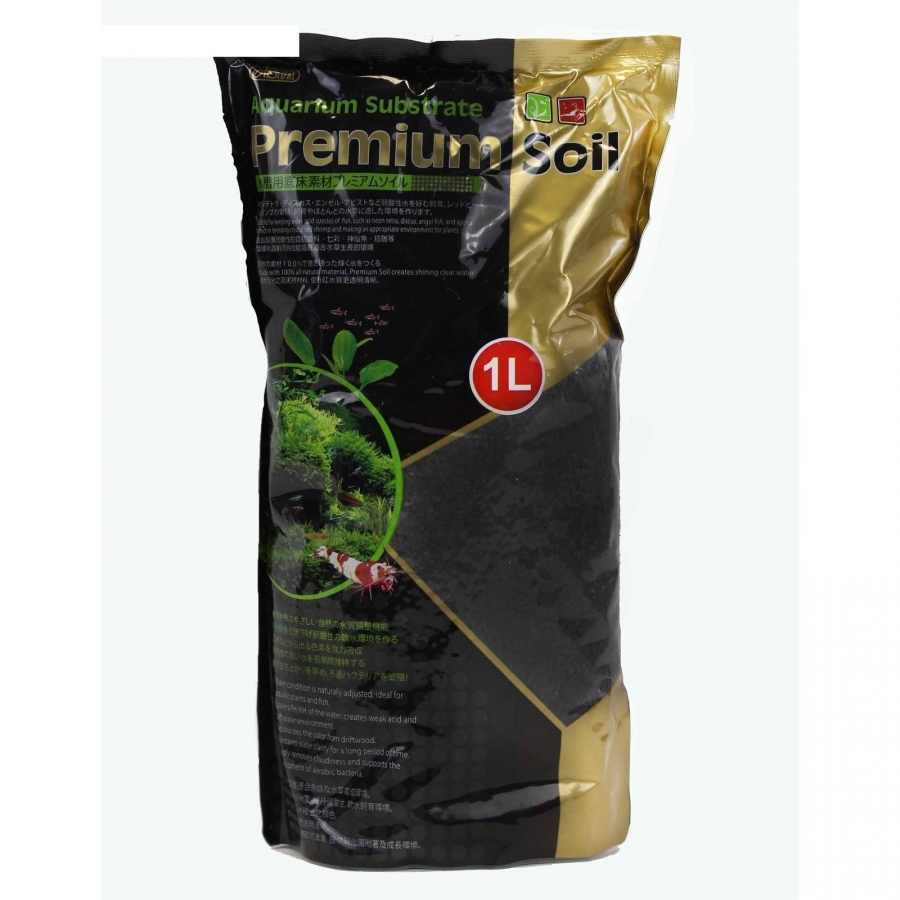 Субстрат 1 л гранулы 1,5-3,5 мм для акв.растений и креветок премиум класса