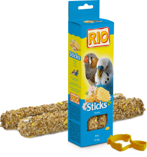 Рио: палочки 40гр*2шт д/волнистых попугайчиков и экзотов с медом