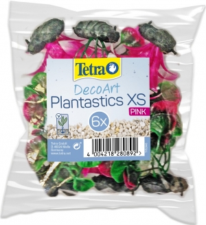 Растение мини Tetra DecoArt Plant XS M Pink Refil 6см розовое (6шт)