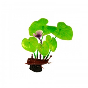 Растение Plant 013 Лилия зеленая с цветком, 10 см