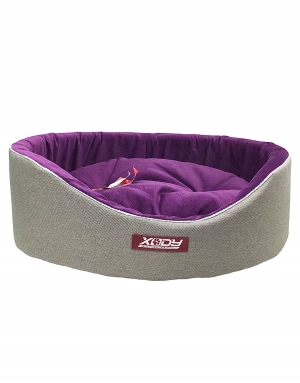 Лежак Ксоди Премиум (флок) №2 Violet, 49*38*16 см