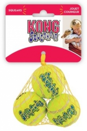 Kong Air игр. д/собак "Теннисный мяч"очень маленький 4 см (в упаковке 3 шт.)