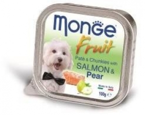 Monge Dog Fresh 100 г  консервы для собак лосось с грушей