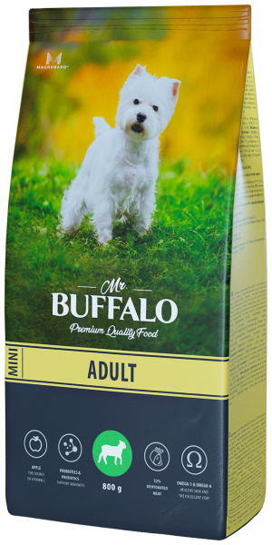 Mr.Buffalo 800 г ADULT MINI для собак мелких пород ягненок ( B127) 78809