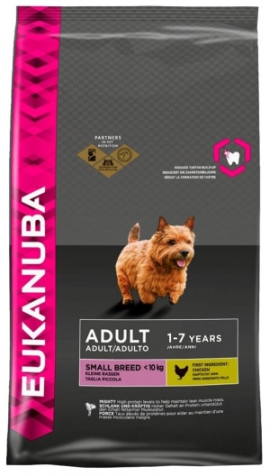 Eukanuba 3 кг для взрослых собак мелких пород