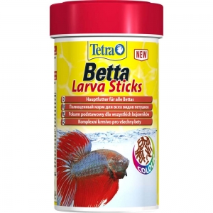 Tetra Betta LarvaSticks 100 мл плавающие палочки					