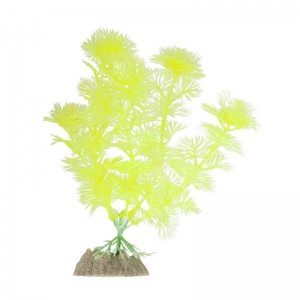 Растение пластиковое GLOFISH 15,24см желтое флуоресцентное