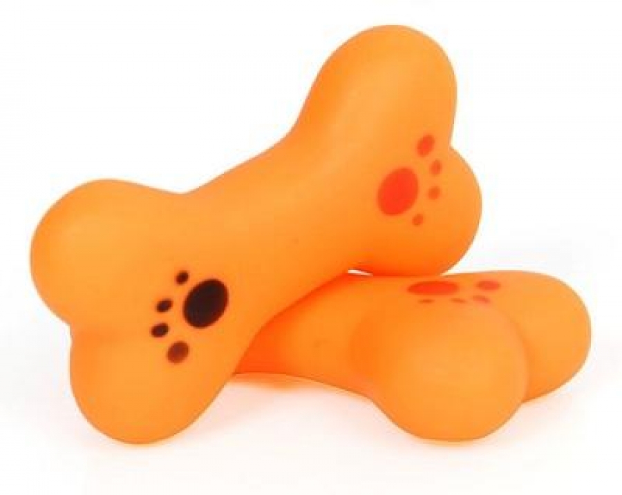 Игрушка для собак – Косточка с лапками, 8,5 см Антицарапки