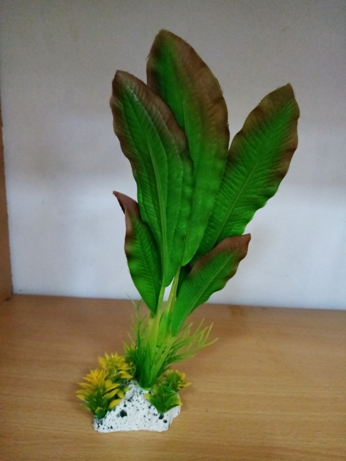 Растение шелк/пластик 20302, 23см, зеленое												