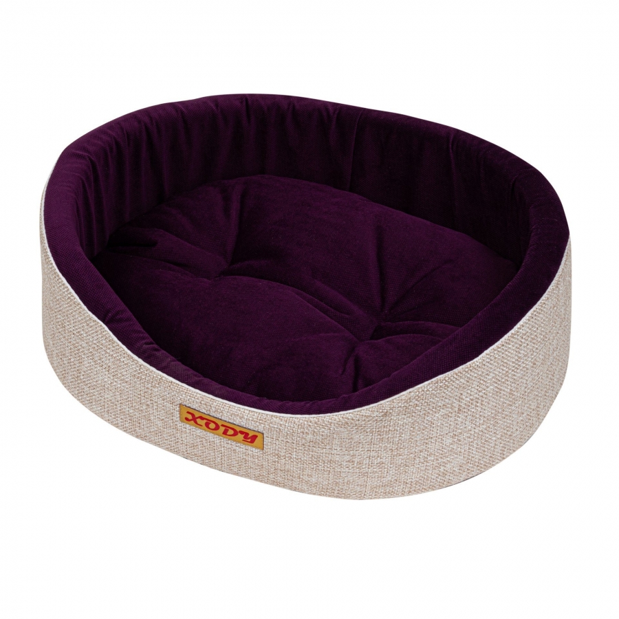 Лежак Ксоди Премиум (флок) №2 Violet, 49*38*16 см