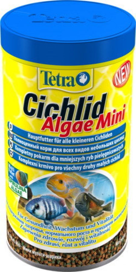 Tetra Cichlid Algae Mini 500мл растительный